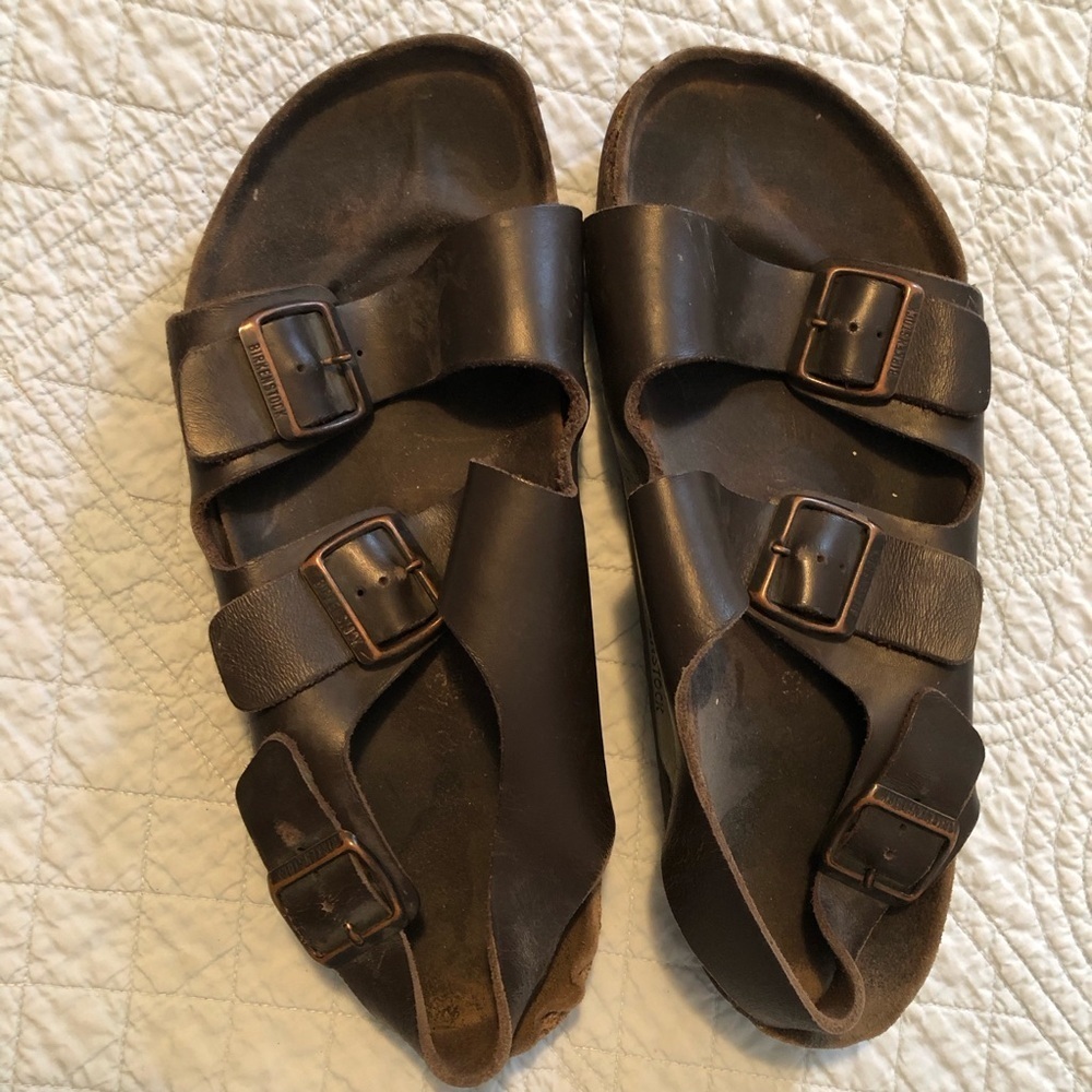 Birkenstock Milano leather sandals. Size 10. - Picture 3 of 11